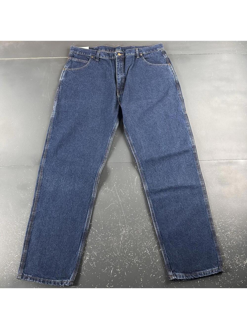 VTG Polar King Contractor Grade Duraguard Jeans Mens 40x32 Blue Carpenter NWT